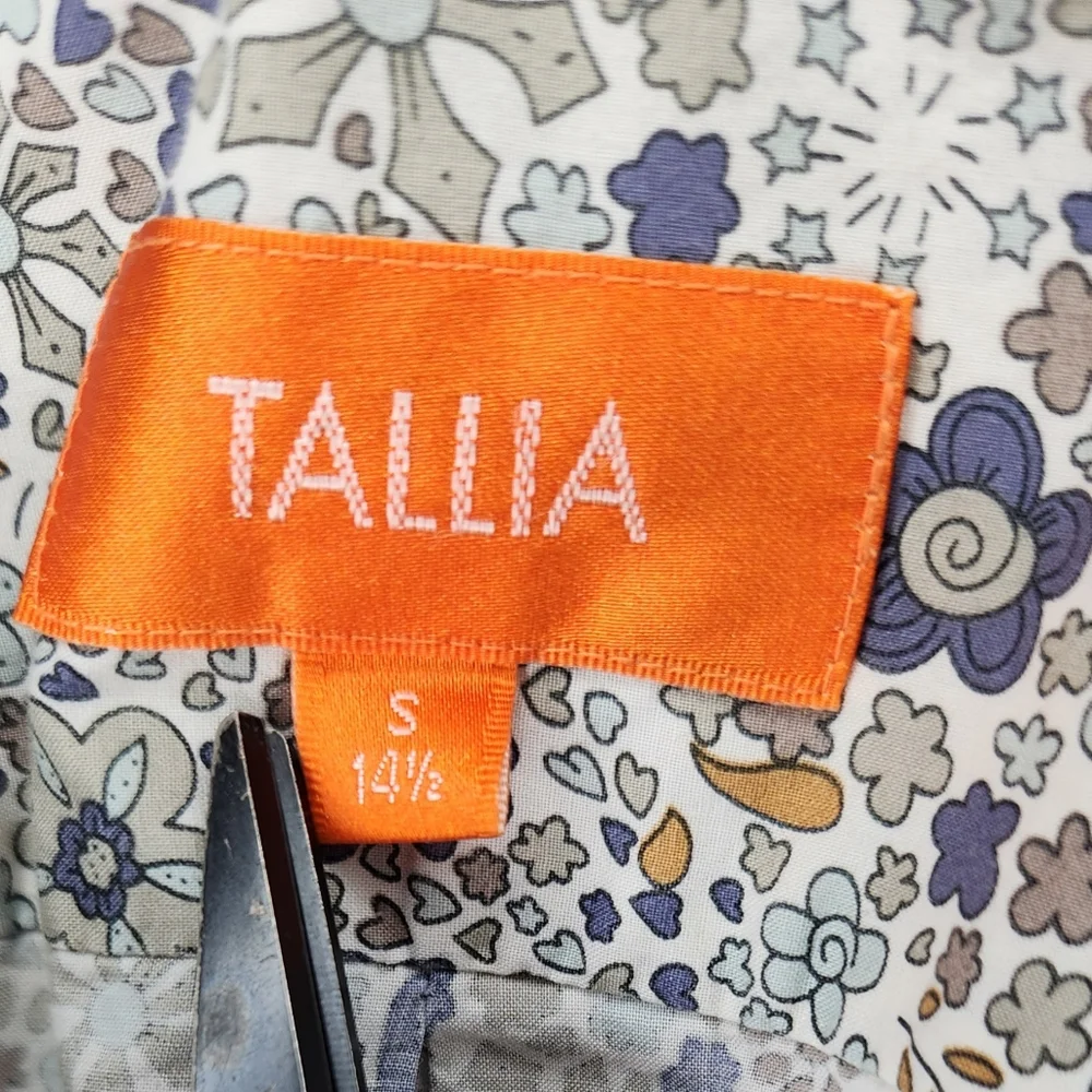 TALLIA Men's Floral Button Shirt Size Small‎